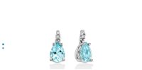 Orecchini Miluna Donna GEMMA DEL CIELO 375 OLD in Oro bianco Topazio 1.64 Ct ERD2816X - ERD2816X